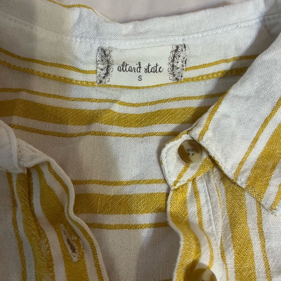 Altar’d State Striped Button-down S - Picture 2 of 3